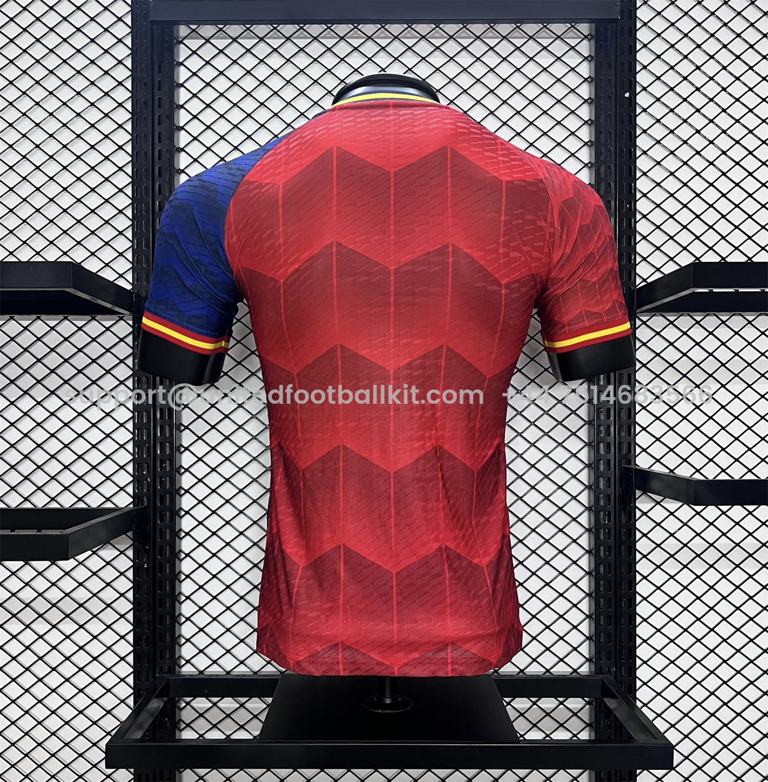 Unitedfootballkit.com | Spain 2024 Red Special Edition Jersey - Player Version -Customize Name, Number and Patch | Worldwide Shipping