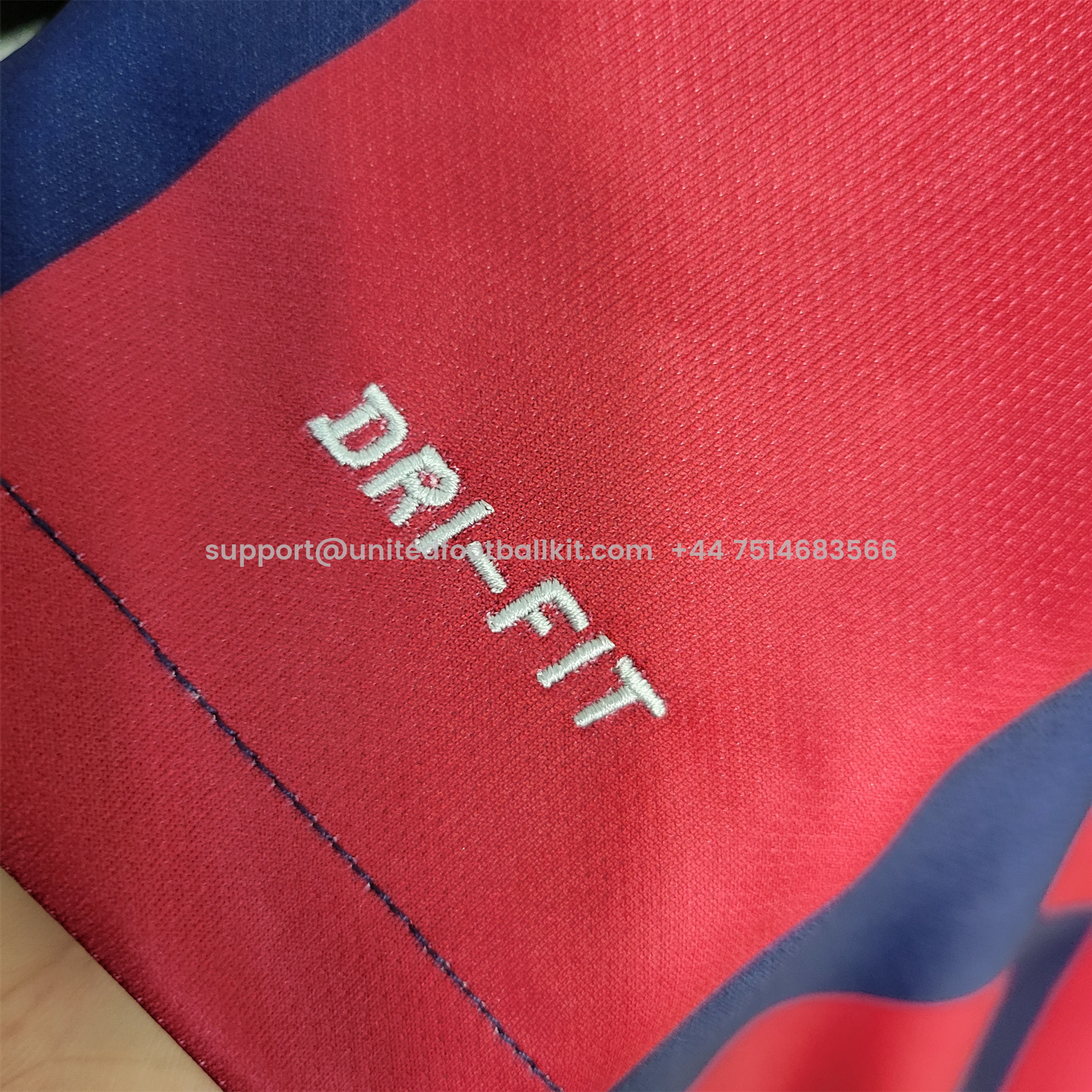 Unitedfootballkit.com | Retro Barcelona 14-15 Home Stadium Long Sleeve Jersey -Customize Name, Number and Patch | Worldwide Shipping