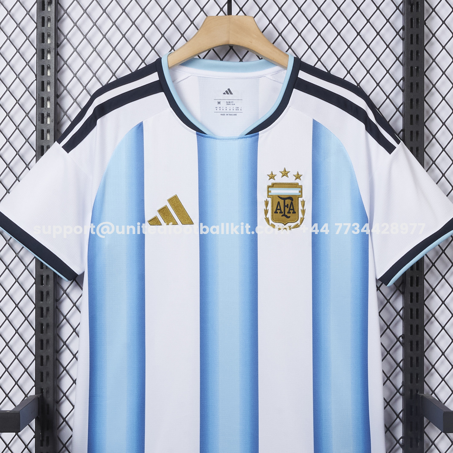 Unitedfootballkit.com | Argentina 2026 Home Jersey Without Chest Patch - Fans Version -Customize Name, Number and Patch | Worldwide Shipping