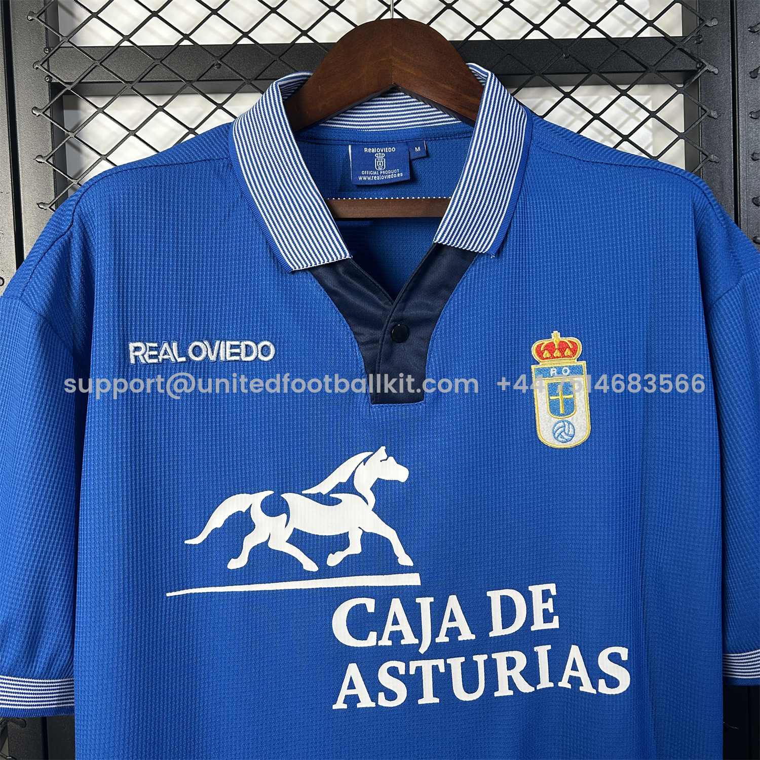 Unitedfootballkit.com | Retro Real Oviedo Vetusta 1996-97 Cope Del Rey Special Edition Jersey -Customize Name, Number and Patch | Worldwide Shipping