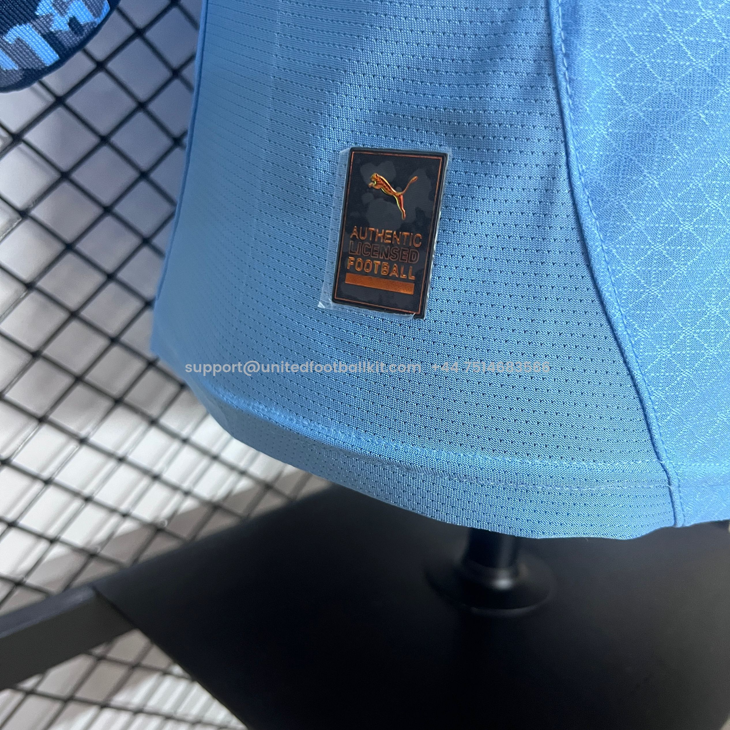 Unitedfootballkit.com | Manchester City 24-25 Home Long Sleeve Jersey - Player Version -Customize Name, Number and Patch | Worldwide Shipping