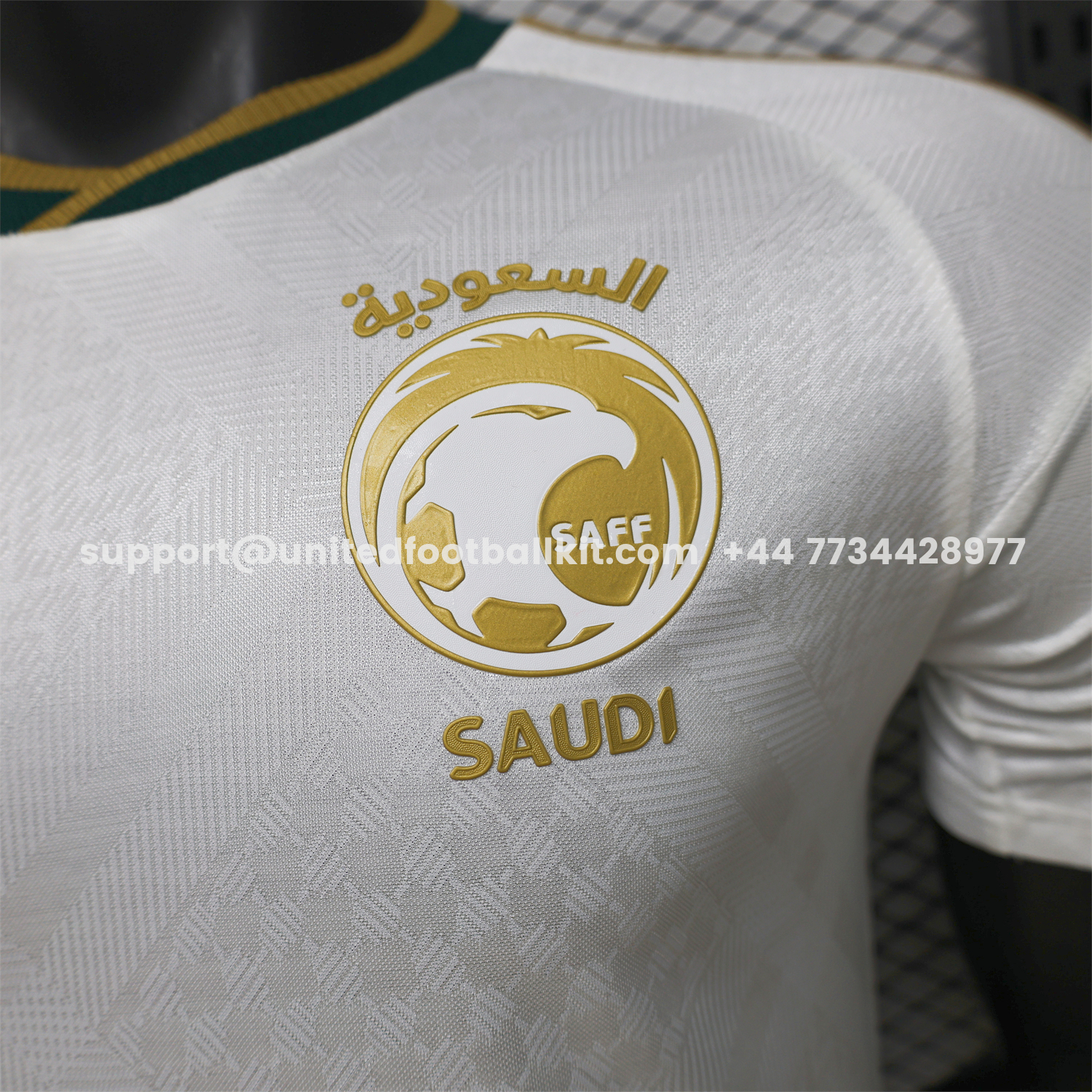 Unitedfootballkit.com | Saudi Arabia 2026 Away Jersey - Player Version -Customize Name, Number and Patch | Worldwide Shipping