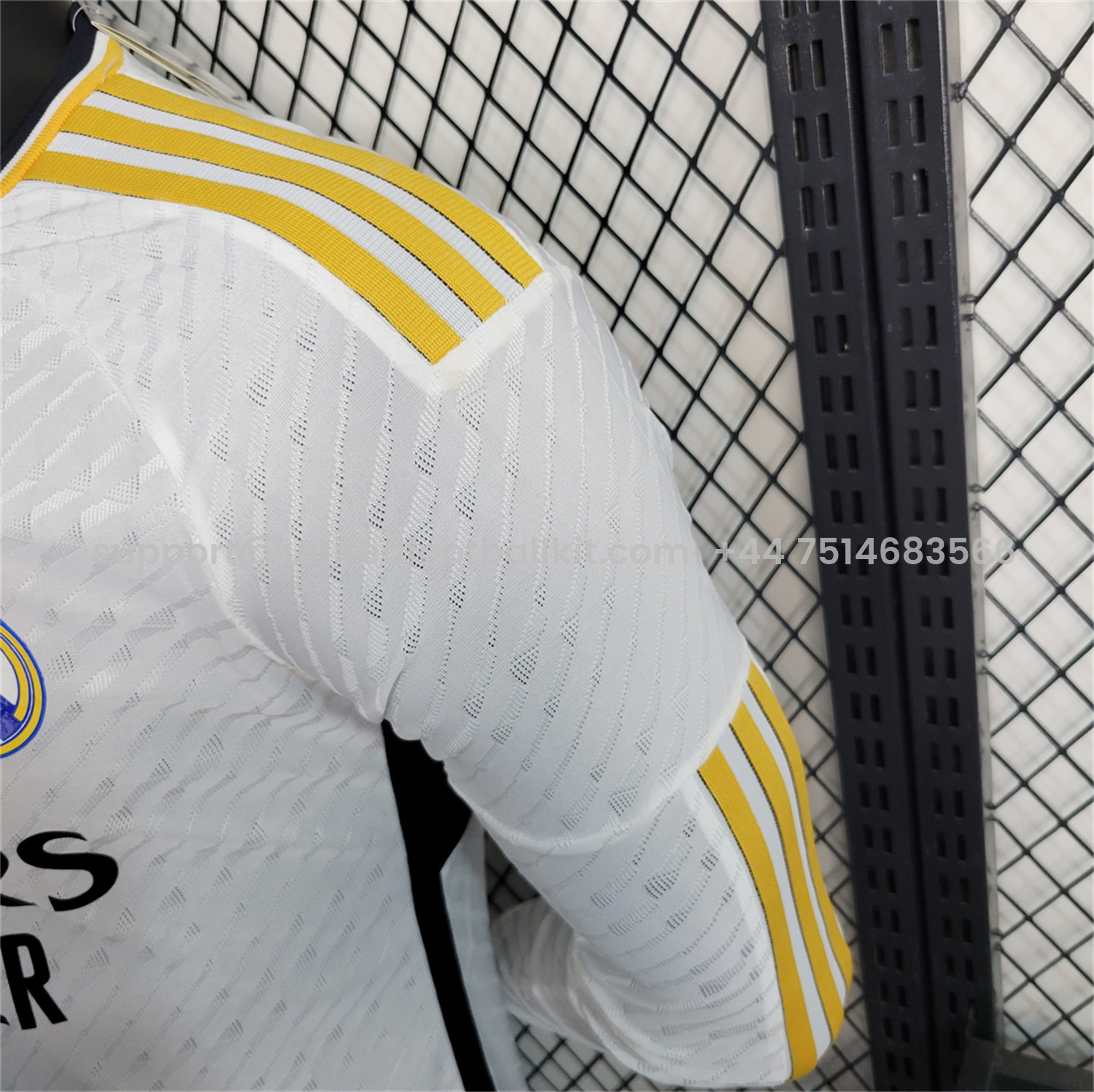 Unitedfootballkit.com | Retro Real Madrid 2023-24 Home Long Sleeves Jersey - Player Version -Customize Name, Number and Patch | Worldwide Shipping