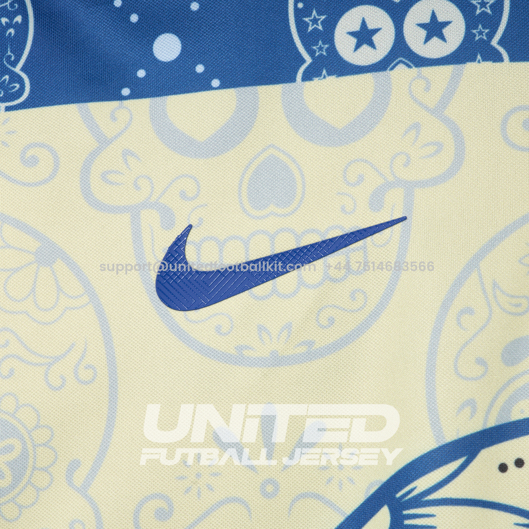 Unitedfootballkit.com | Club América 24-25 Day of the Dead Special Edition Jersey - Fans Version -Customize Name, Number and Patch | Worldwide Shipping