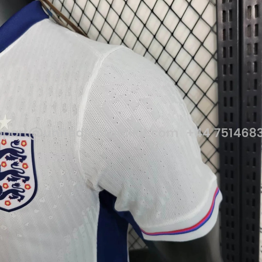 Unitedfootballkit.com | England 2024 Home Stadium Jersey - Player Version -Customize Name, Number and Patch | Worldwide Shipping