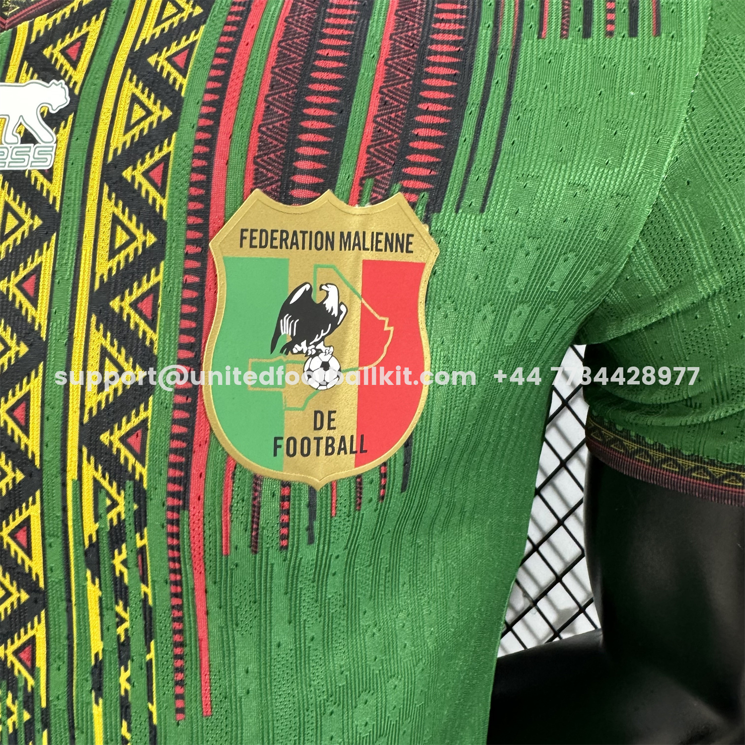 Unitedfootballkit.com | Mali 2025 Away Green Jersey - Player Version -Customize Name, Number and Patch | Worldwide Shipping