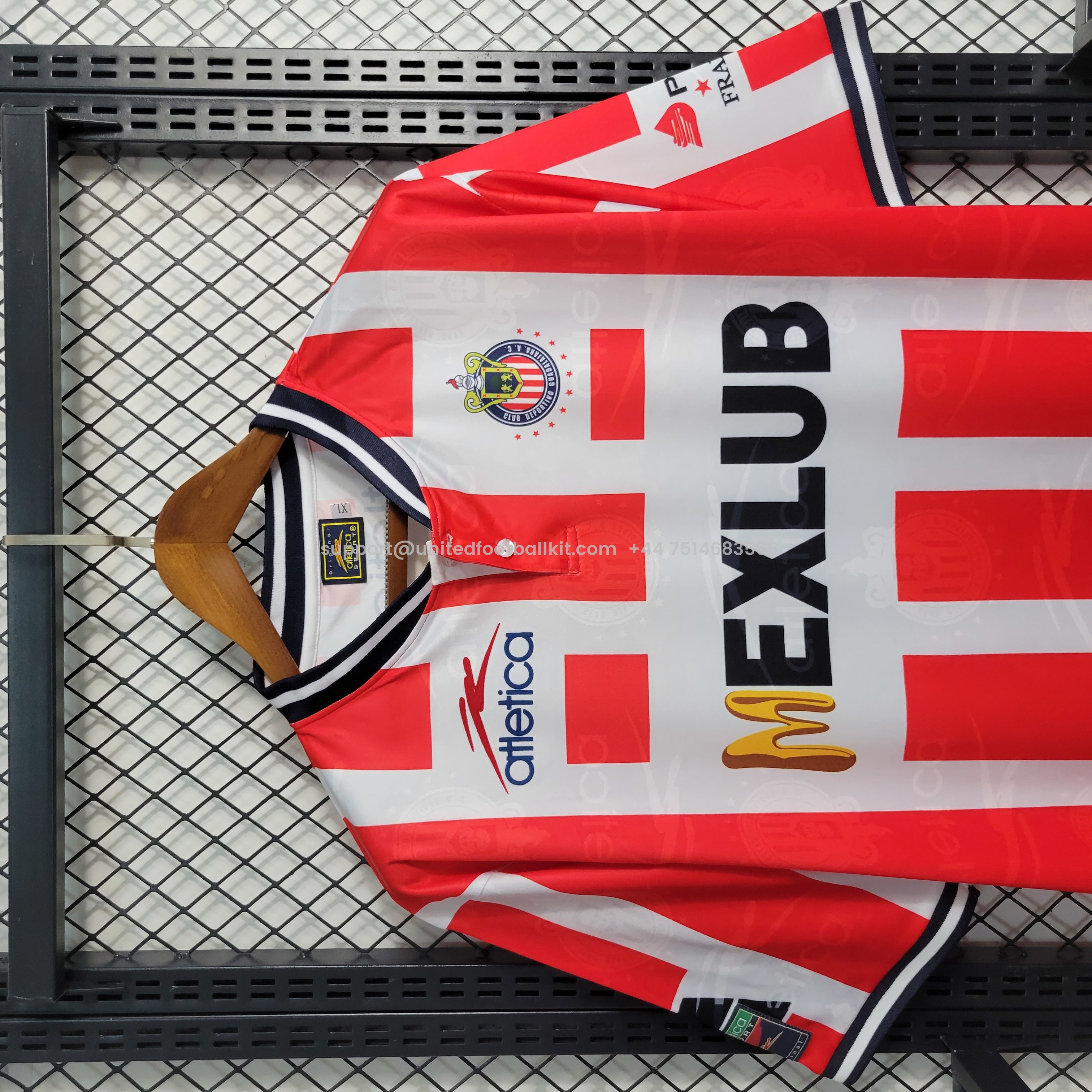 Unitedfootballkit.com | Retro Chivas de Guadalajara 94-95 Home Stadium Jersey -Customize Name, Number and Patch | Worldwide Shipping