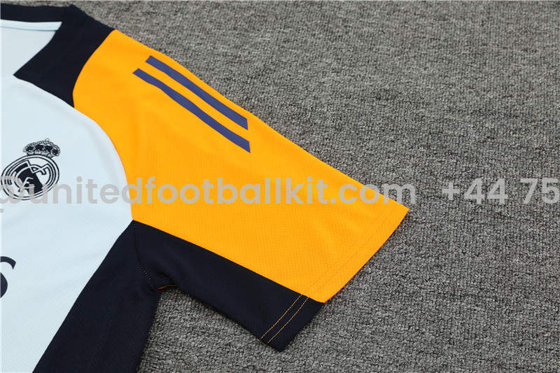 Unitedfootballkit.com | Real Madrid 24-25 Short-Sleeve Training Set - Light Blue -Customize Name, Number and Patch | Worldwide Shipping