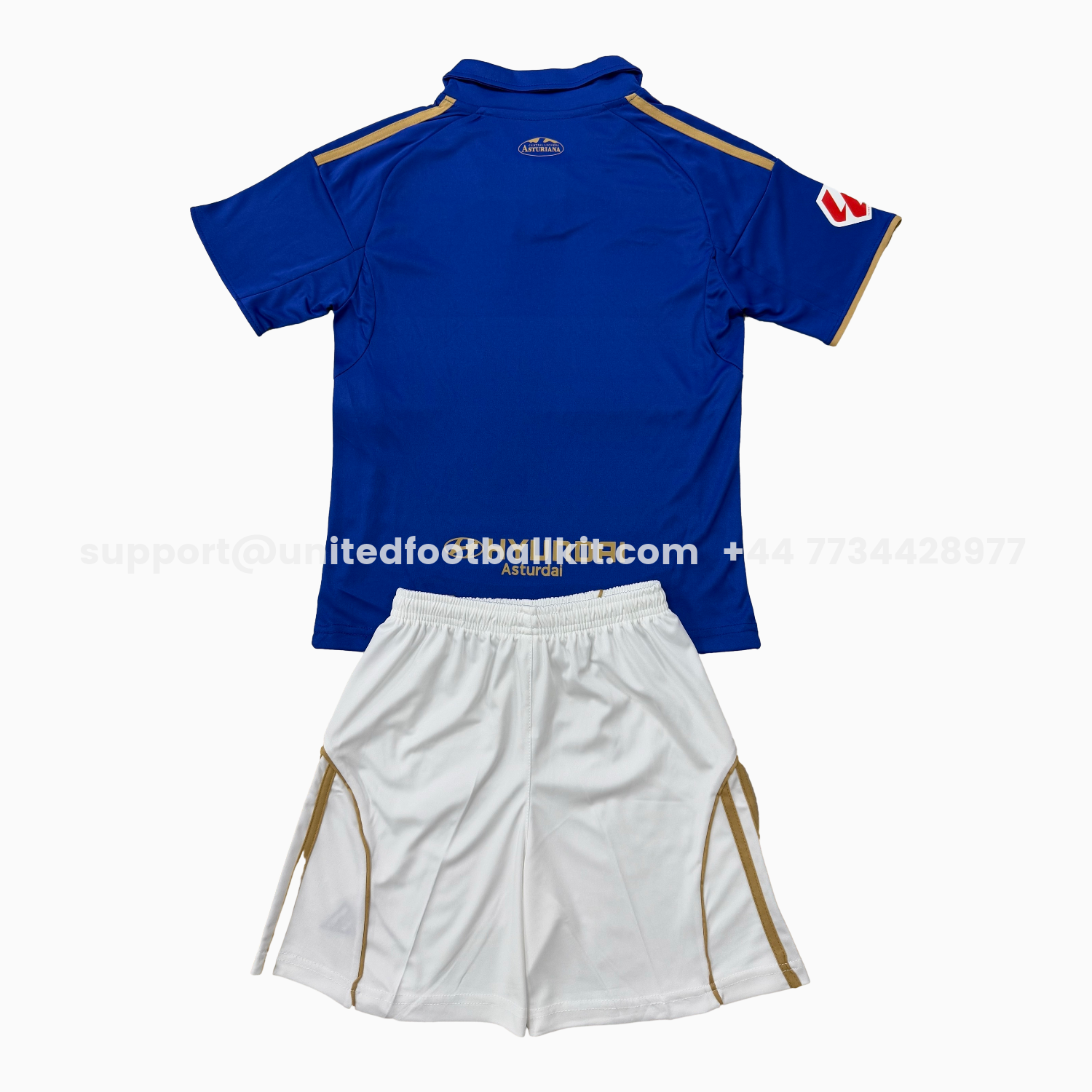 Unitedfootballkit.com | Real Oviedo 25-26 Home Men's Adult Jersey Set - Fans Version -Customize Name, Number and Patch | Worldwide Shipping