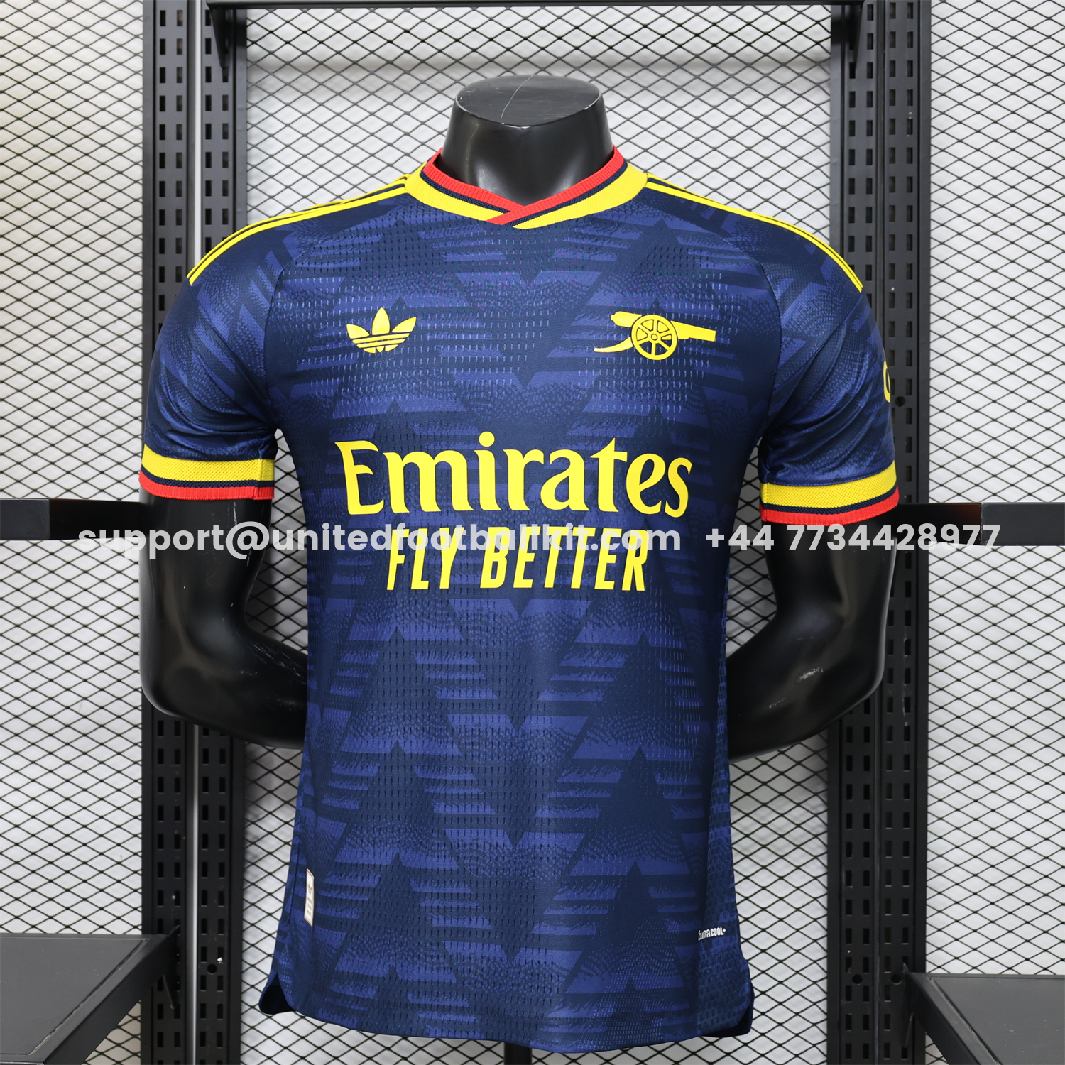 Unitedfootballkit.com | Arsenal 26-27 Away Jersey - Player Version -Customize Name, Number and Patch | Worldwide Shipping