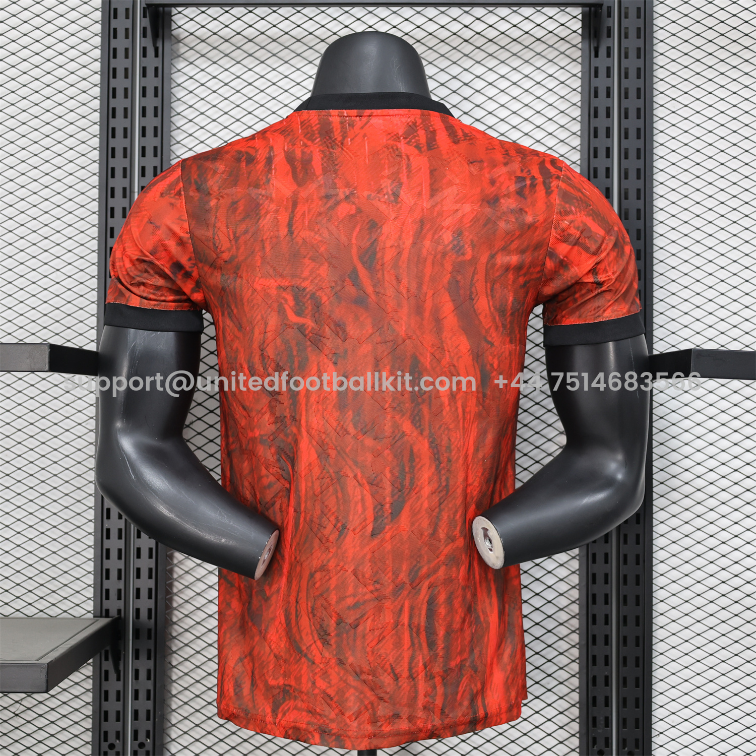 Unitedfootballkit.com | Manchester United 24-25 Red Fire Special Edition Jersey - Player Version -Customize Name, Number and Patch | Worldwide Shipping