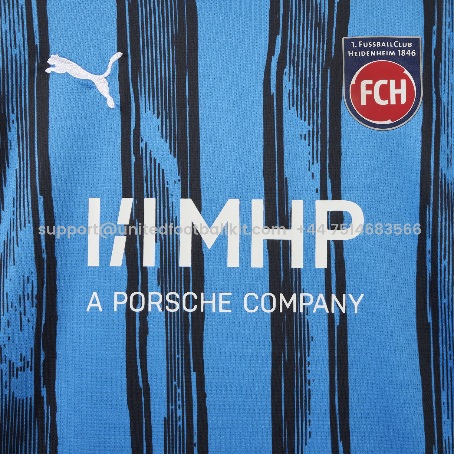 Unitedfootballkit.com | FC Heidenheim 25-26 Away Jersey - Fans Version -Customize Name, Number and Patch | Worldwide Shipping