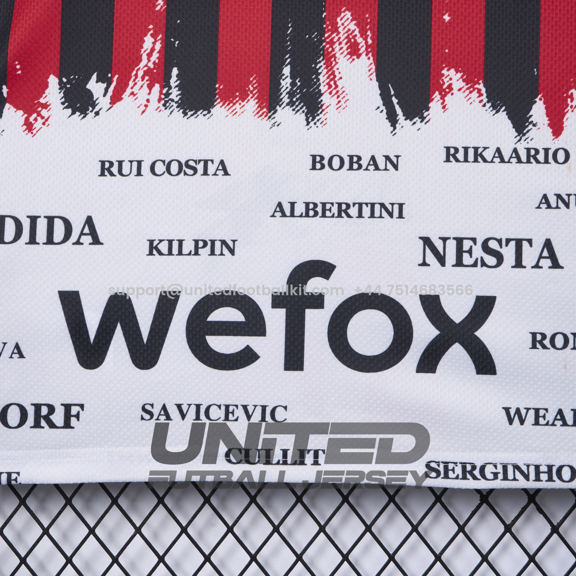 Unitedfootballkit.com | Retro AC Milan 22-23 Legendary Stars Special Edition Jersey - Fans Version -Customize Name, Number and Patch | Worldwide Shipping