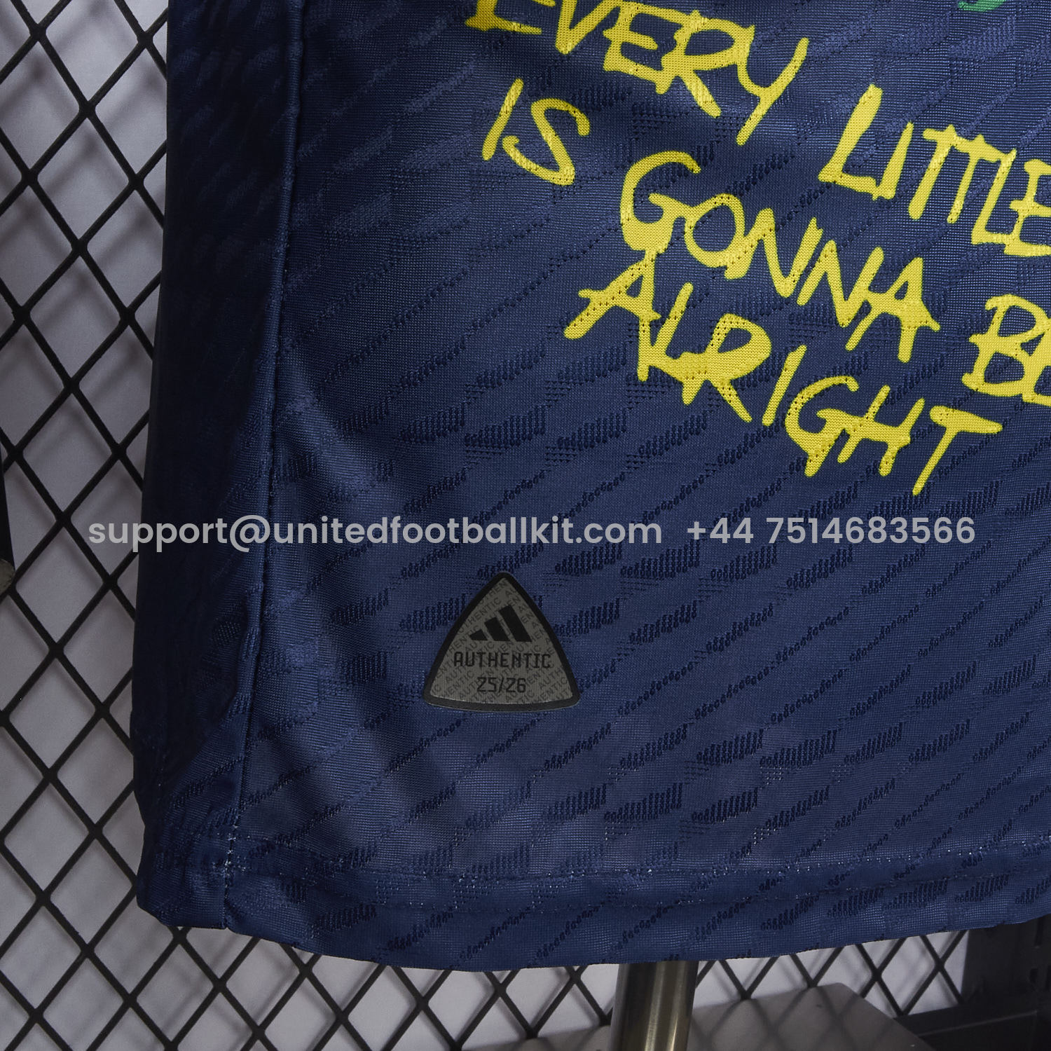 Unitedfootballkit.com | Ajax x B-O-B Marly 2025-26 40th Blue Special Edition Jersey - Player Version -Customize Name, Number and Patch | Worldwide Shipping