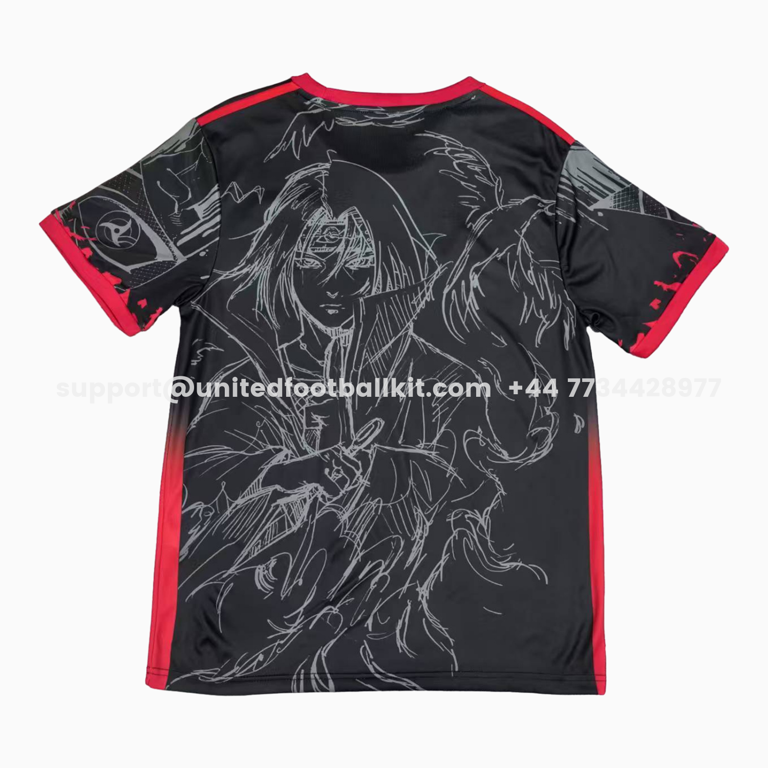 Unitedfootballkit.com | Japan 25-26 Uchiha Itachi Amaterasu Special Jersey - Fans Version -Customize Name, Number and Patch | Worldwide Shipping