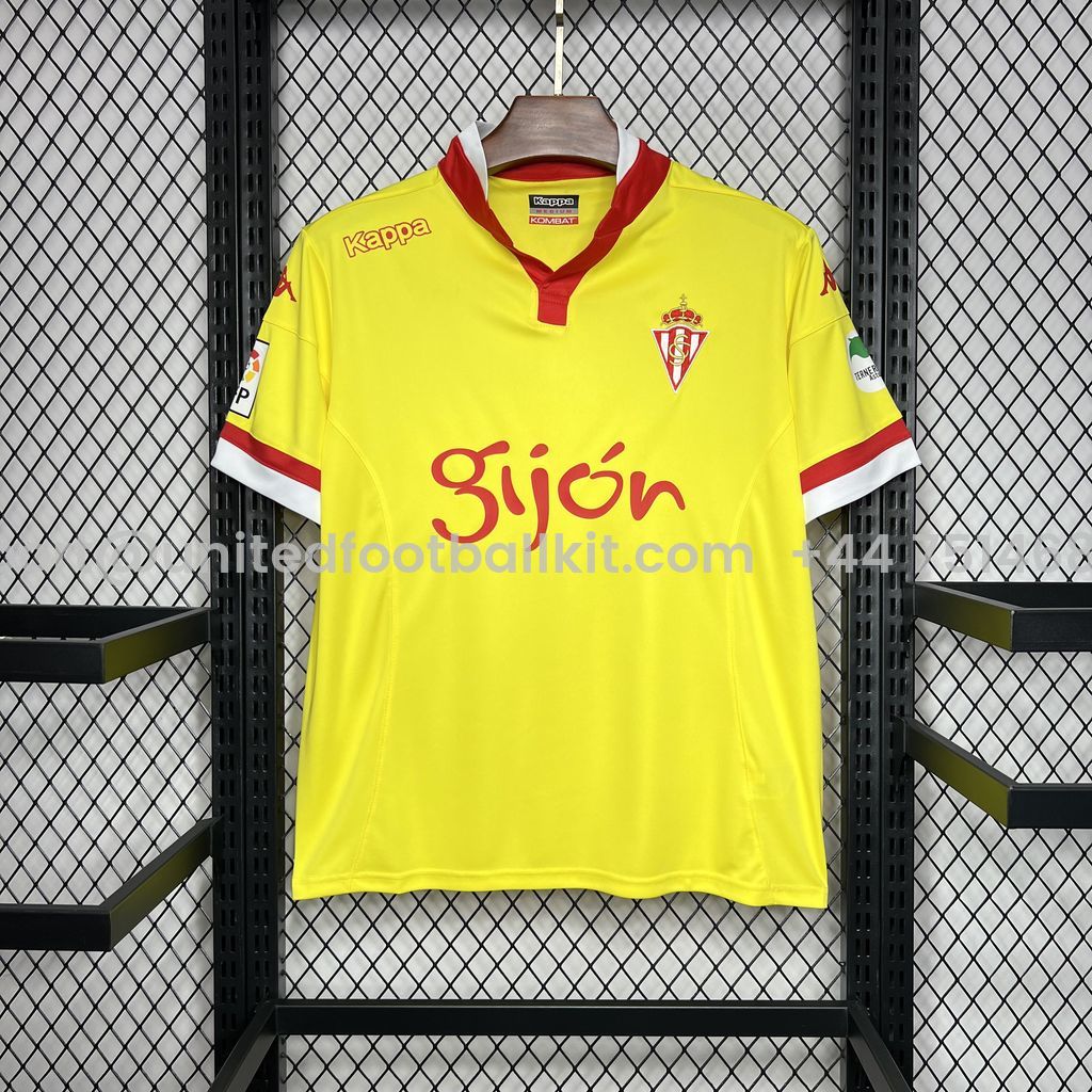 Unitedfootballkit.com | Retro Sporting de Gijon 2015-16 Third Jersey -Customize Name, Number and Patch | Worldwide Shipping