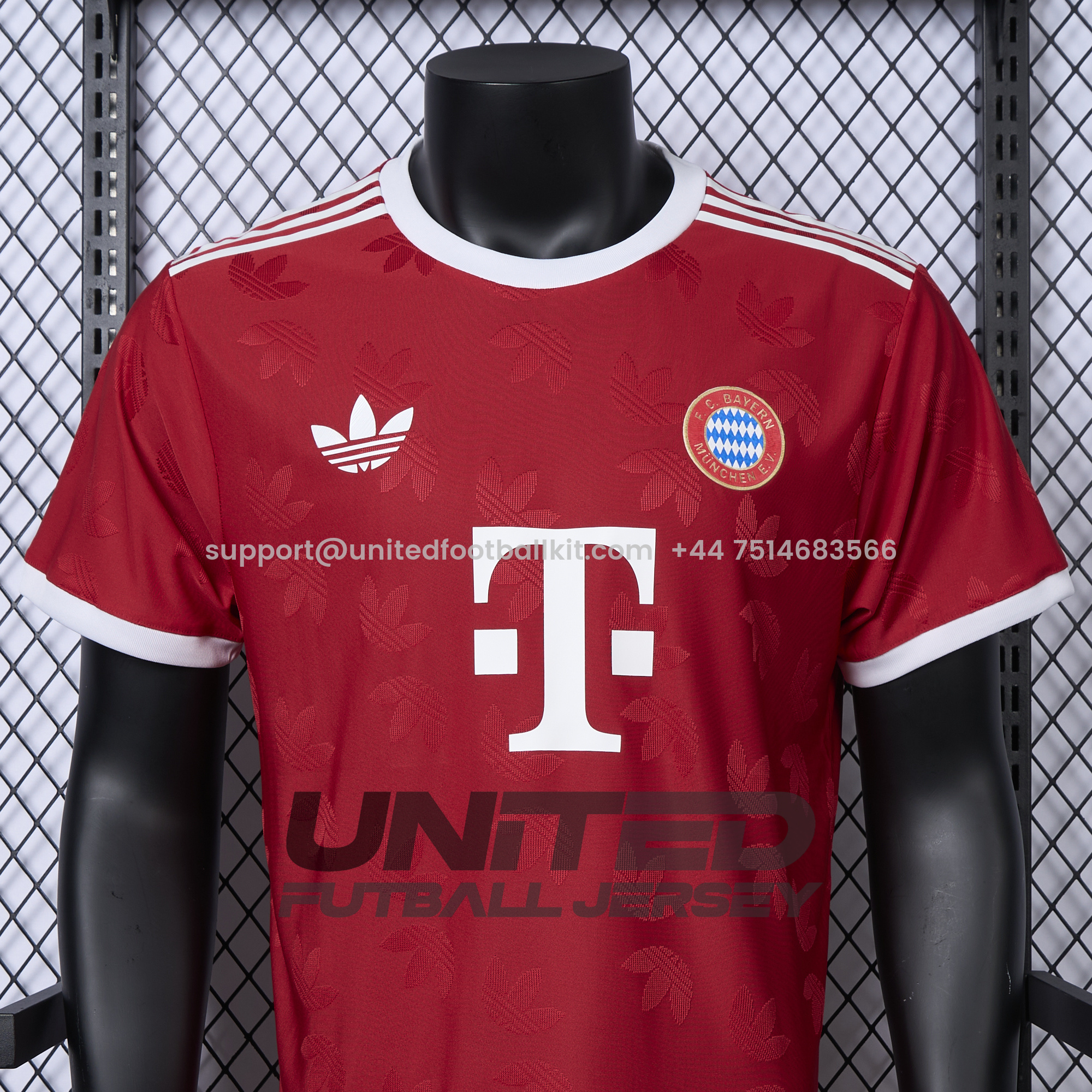 Unitedfootballkit.com | Bayern Munich 24-25 Red Training Jersey - Player Version -Customize Name, Number and Patch | Worldwide Shipping