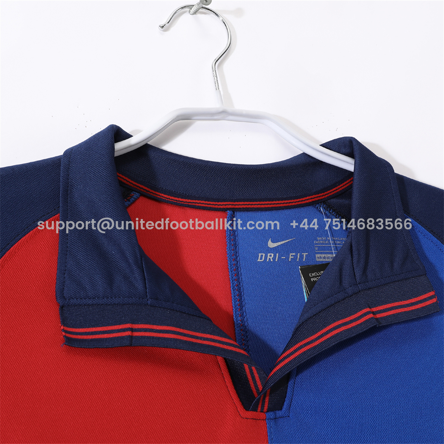 Unitedfootballkit.com | Retro Barcelona 99-00 Home Long Sleeves Jersey -Customize Name, Number and Patch | Worldwide Shipping