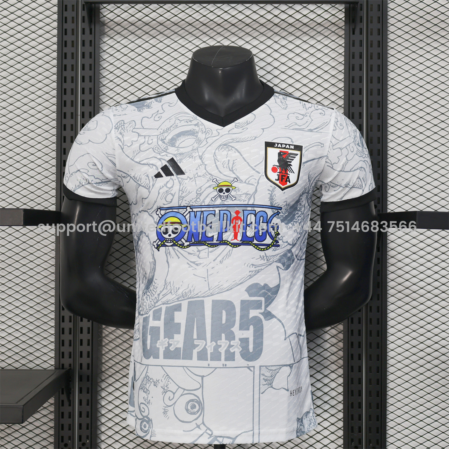 Unitedfootballkit.com | Japan 25-26 One Piece Title White Special Jersey - Player Version -Customize Name, Number and Patch | Worldwide Shipping