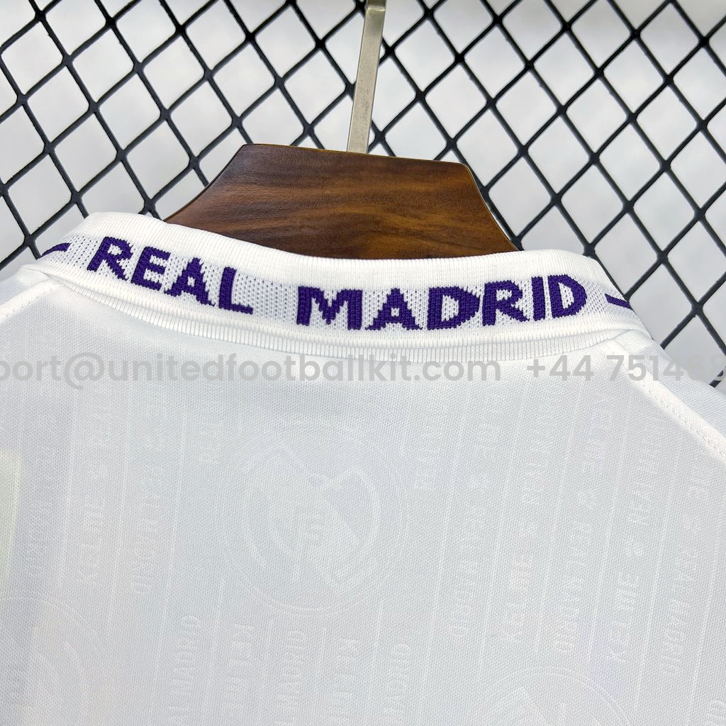 Unitedfootballkit.com | Retro Real Madrid 96-97 Home Stadium Jersey -Customize Name, Number and Patch | Worldwide Shipping