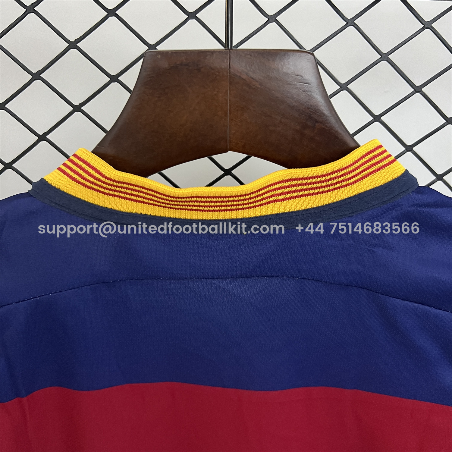 Unitedfootballkit.com | Retro Barcelona 2015-16 Home Kids Kit -Customize Name, Number and Patch | Worldwide Shipping