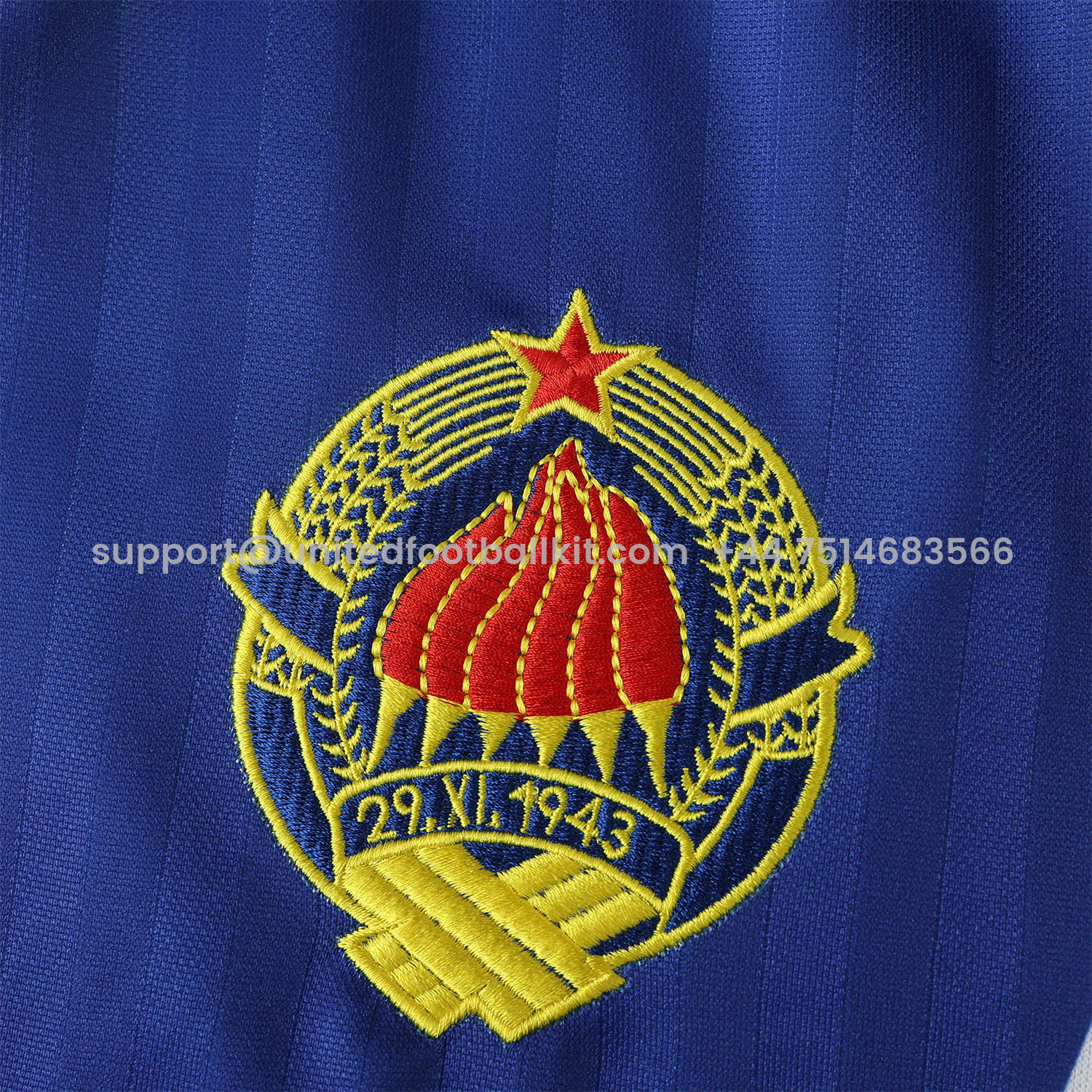 Unitedfootballkit.com | Retro Yugoslavia 1990 Home Jersey -Customize Name, Number and Patch | Worldwide Shipping