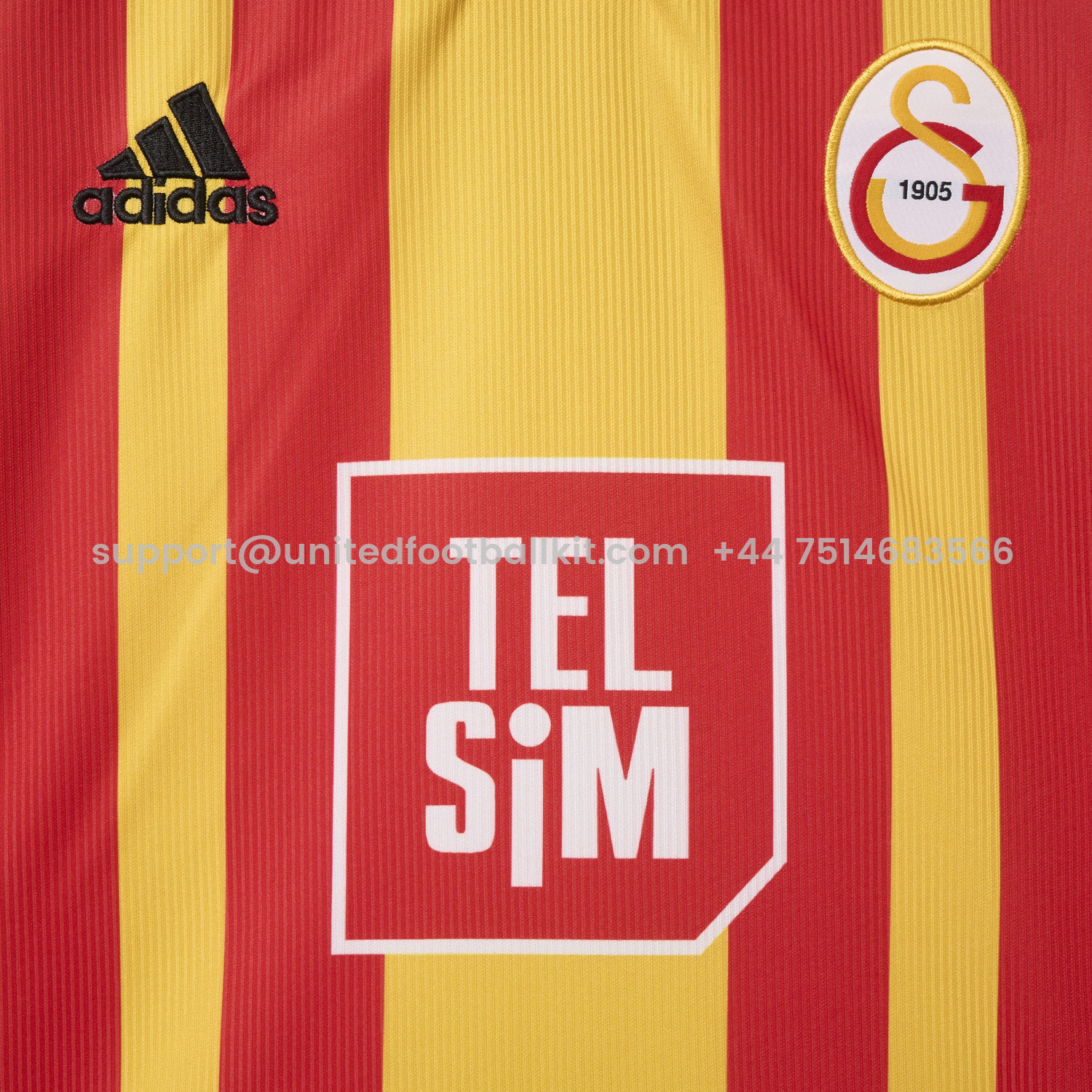 Unitedfootballkit.com | Retro Galatasaray 2000-01 Home Jersey -Customize Name, Number and Patch | Worldwide Shipping