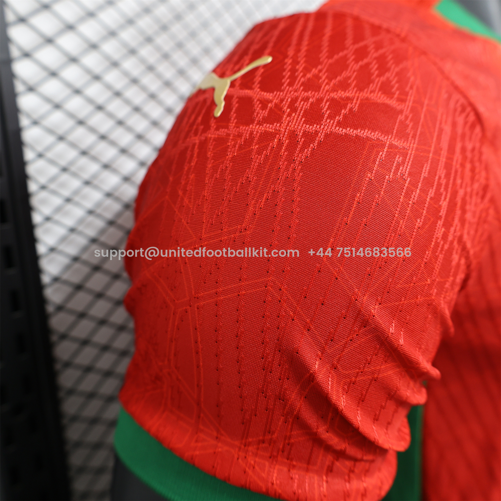 Unitedfootballkit.com | Morocco 24-25 Home Jersey - Player Version -Customize Name, Number and Patch | Worldwide Shipping