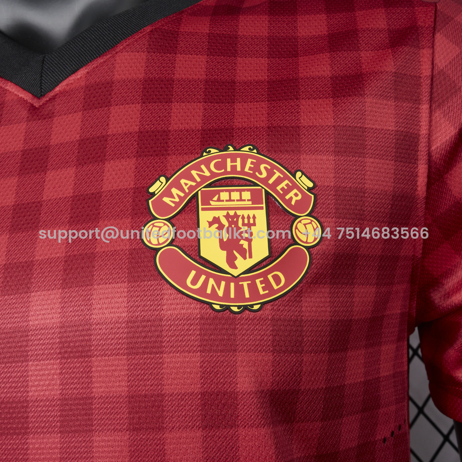 Unitedfootballkit.com | Retro Manchester United 2012-13 Home Jersey - Player Version -Customize Name, Number and Patch | Worldwide Shipping