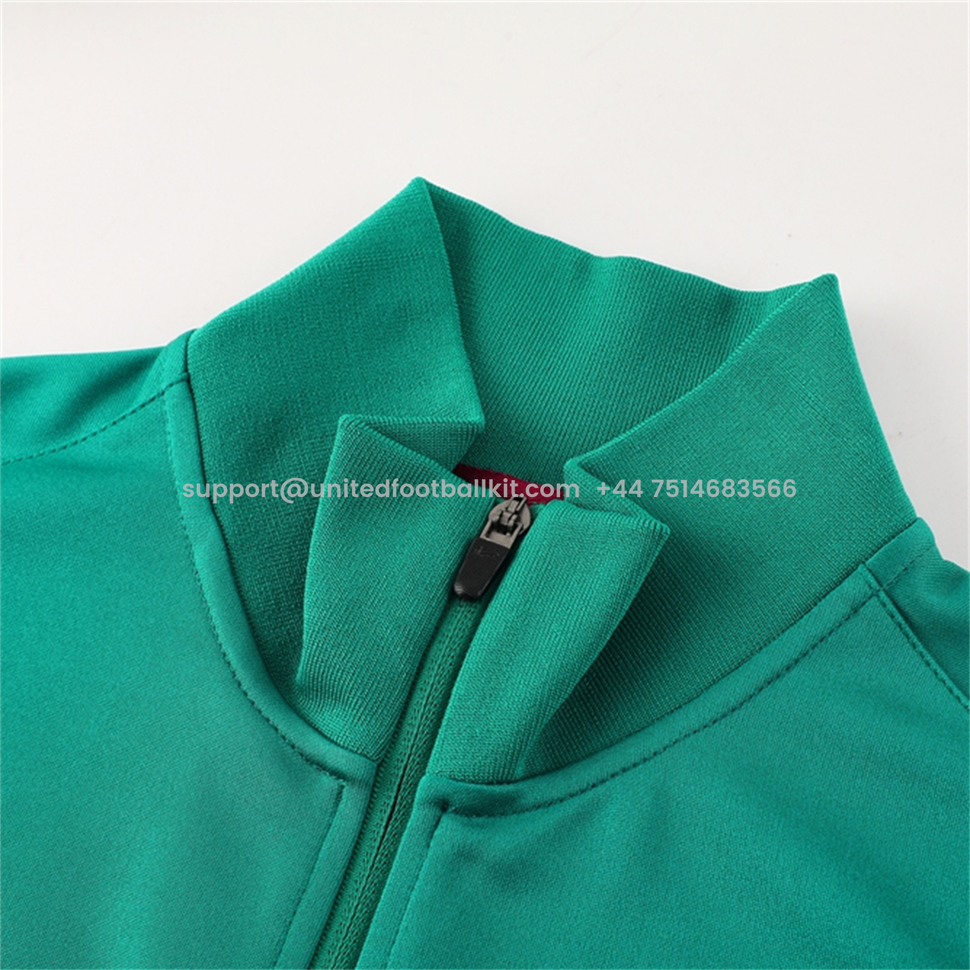 Unitedfootballkit.com | Paris Saint-Germain PSG 24-25 Jacket Training Tracksuit - Green & Red -Customize Name, Number and Patch | Worldwide Shipping