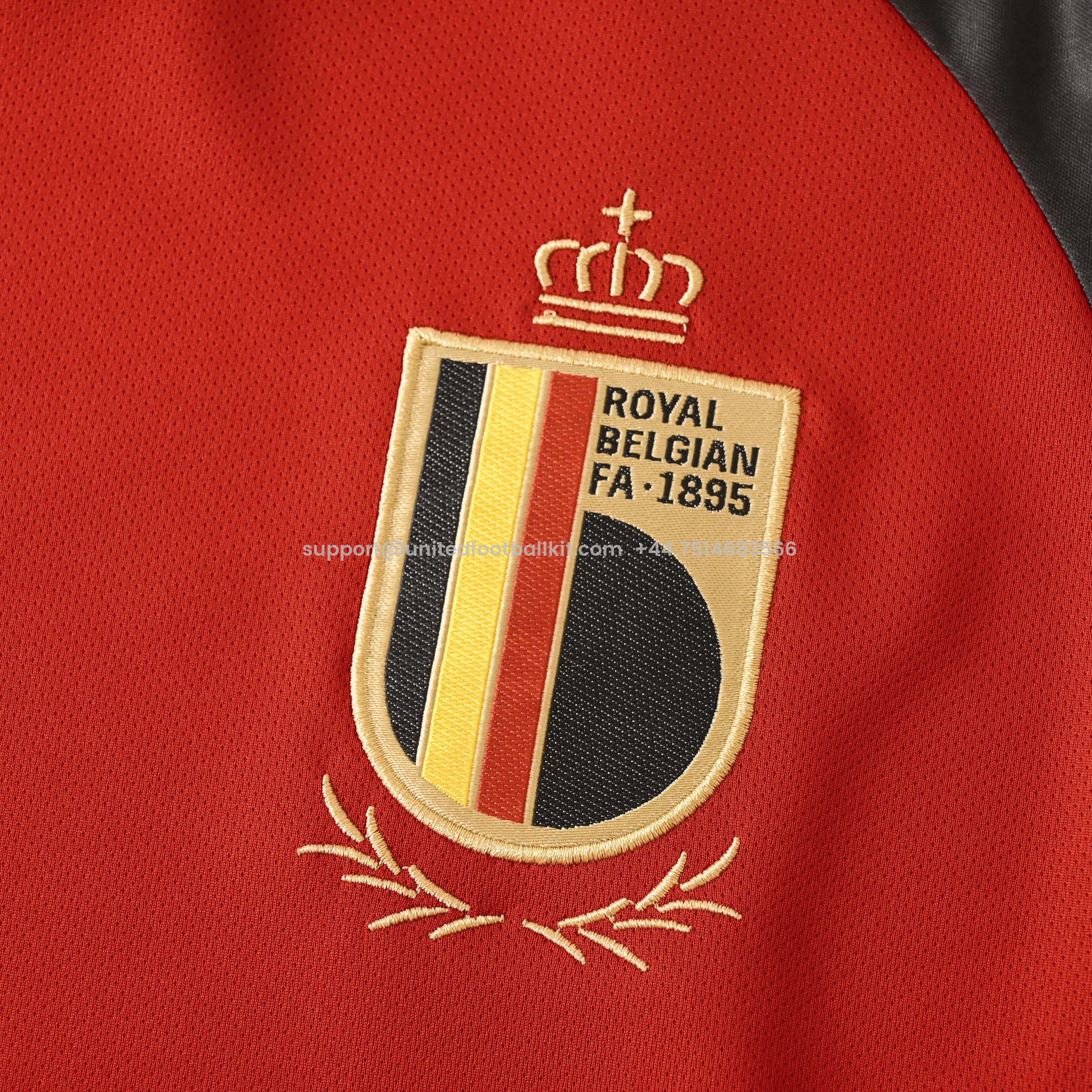 Unitedfootballkit.com | Belgium 2022 Home Stadium Jersey - Fans Version -Customize Name, Number and Patch | Worldwide Shipping