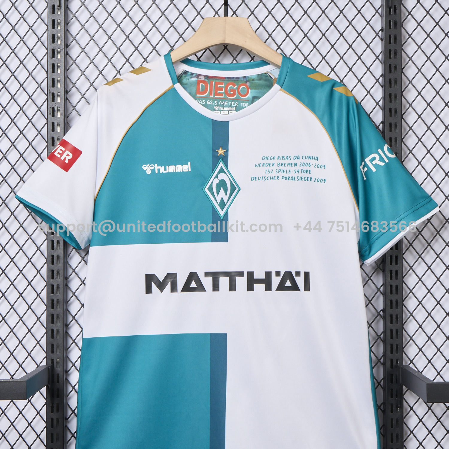 Unitedfootballkit.com | Werder Bremen 24-25 Green & White Special Edition Jersey - Fans Version -Customize Name, Number and Patch | Worldwide Shipping