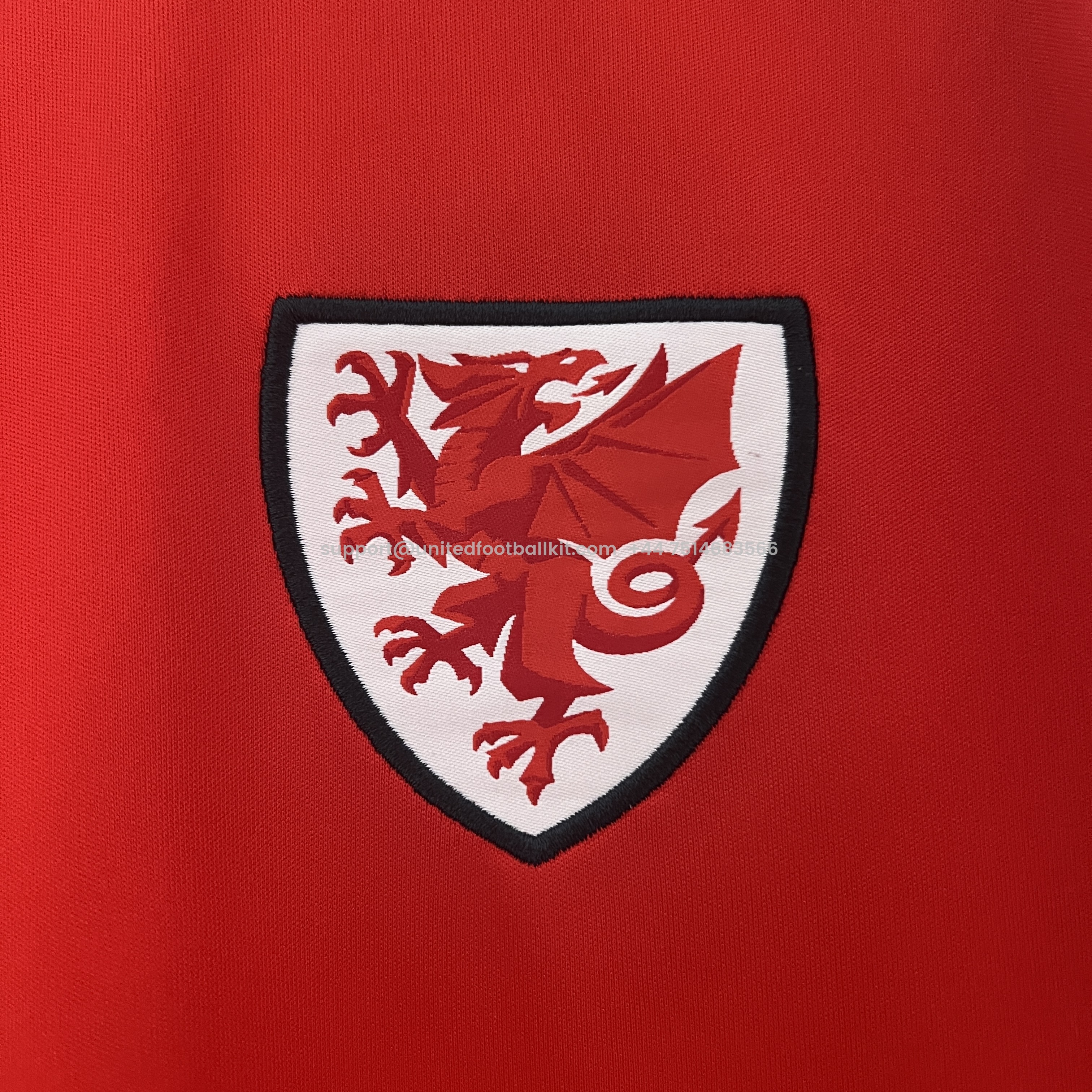 Unitedfootballkit.com | Wales 2024 Home Stadium Jersey - Fans Version -Customize Name, Number and Patch | Worldwide Shipping
