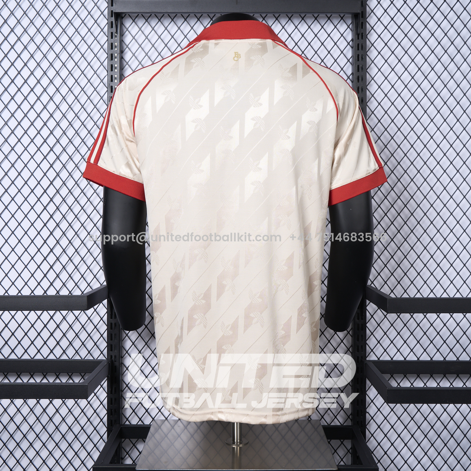 Unitedfootballkit.com | Bayern Munich 24-25 Originals LFSTLR Off White Jersey - Player Version -Customize Name, Number and Patch | Worldwide Shipping