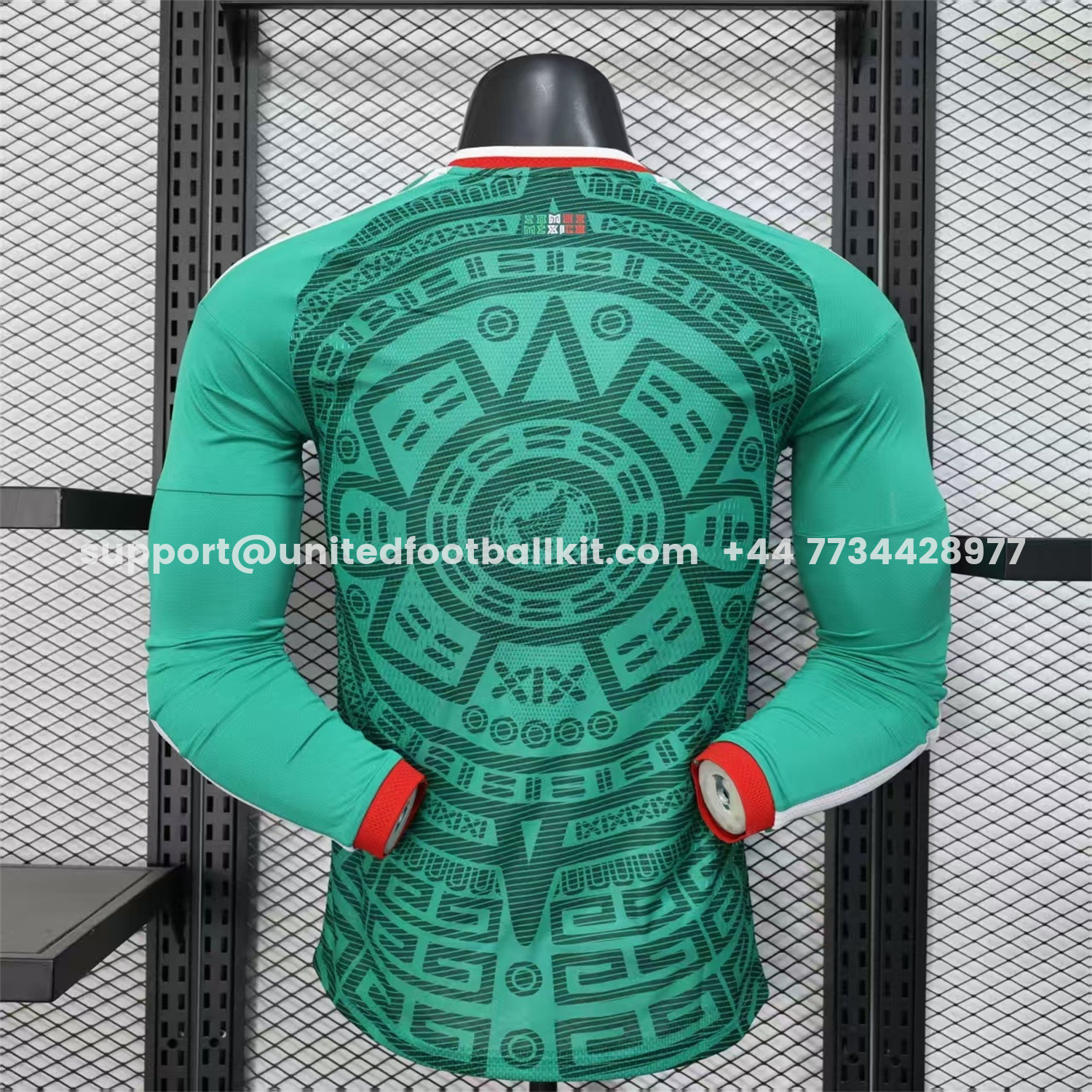 Unitedfootballkit.com | Mexico 2026 Home Long Sleeves Jersey - Player Version -Customize Name, Number and Patch | Worldwide Shipping