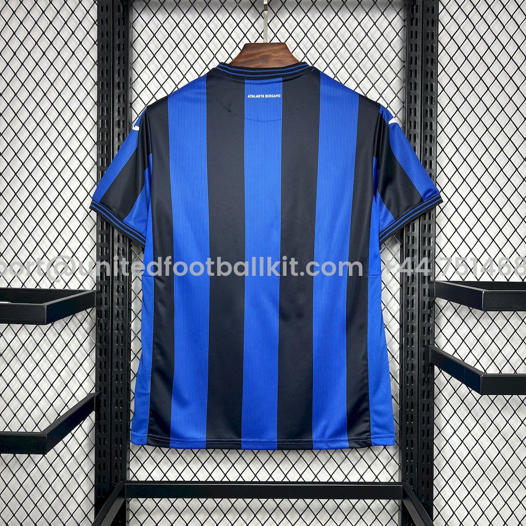 Unitedfootballkit.com | Atalanta 24-25 Home Stadium Jersey - Fans Version -Customize Name, Number and Patch | Worldwide Shipping