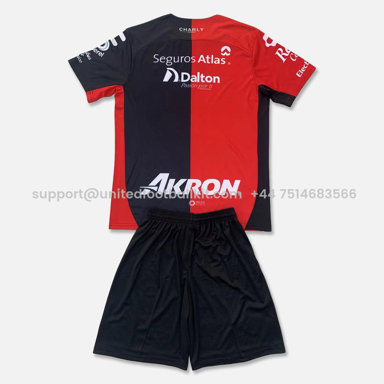Unitedfootballkit.com | Atlas FC 24-25 Home Kids Kit -Customize Name, Number and Patch | Worldwide Shipping