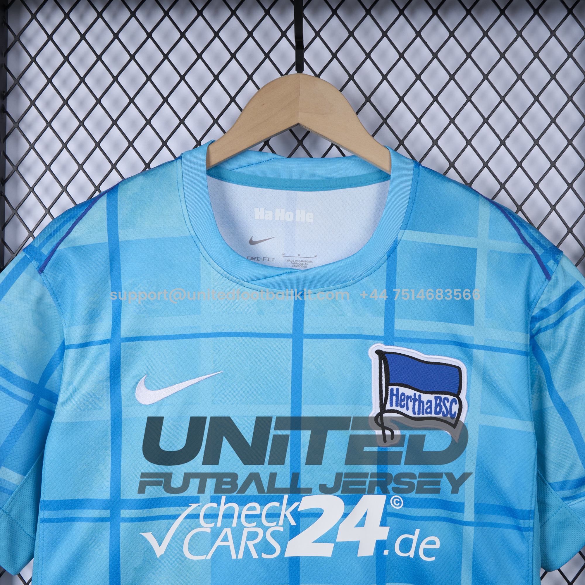 Unitedfootballkit.com | Hertha BSC 24-25 Third Jersey - Fans Version -Customize Name, Number and Patch | Worldwide Shipping
