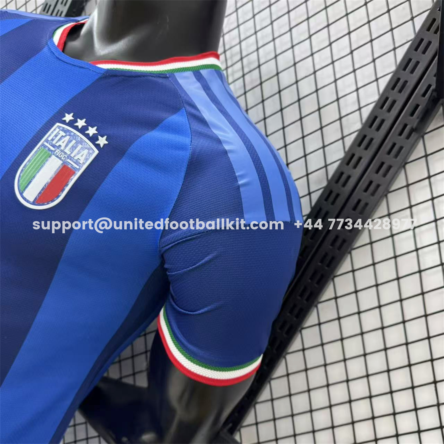 Unitedfootballkit.com | Italy 2026 Blue Vertical Stripes Special Jersey - Player Version -Customize Name, Number and Patch | Worldwide Shipping