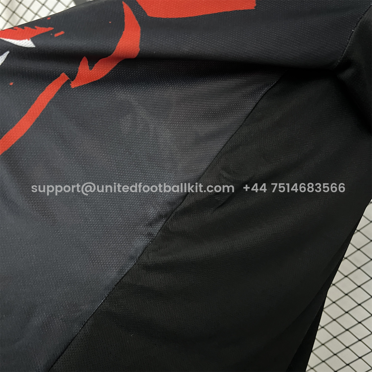 Unitedfootballkit.com | Japan 2024 Black Red Son Goku Jersey - Fans Version -Customize Name, Number and Patch | Worldwide Shipping