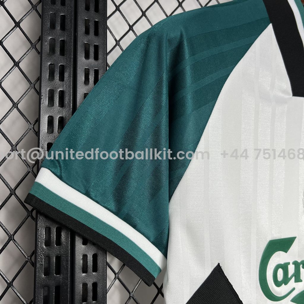 Unitedfootballkit.com | Retro Liver.pool 1993-95 Away Stadium Jersey -Customize Name, Number and Patch | Worldwide Shipping
