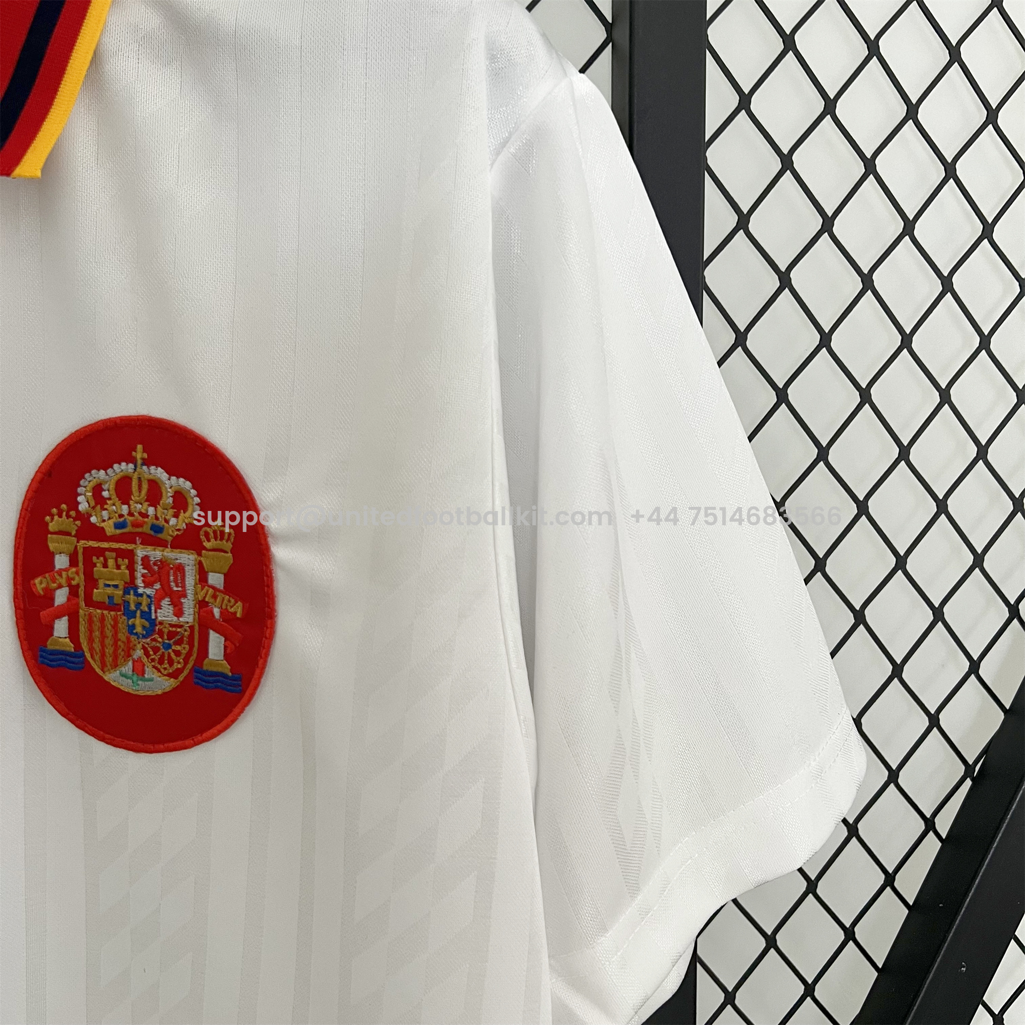 Unitedfootballkit.com | Retro Spain 1994 Away Stadium Jersey -Customize Name, Number and Patch | Worldwide Shipping