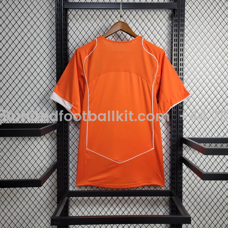 Unitedfootballkit.com | Retro Netherlands 2004 Home Stadium Jersey -Customize Name, Number and Patch | Worldwide Shipping