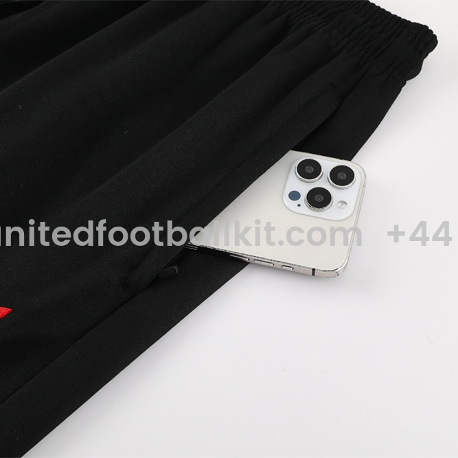 Unitedfootballkit.com | Manchester United 24-25 Originals LFSTLR Training Hoodie Set - Black -Customize Name, Number and Patch | Worldwide Shipping