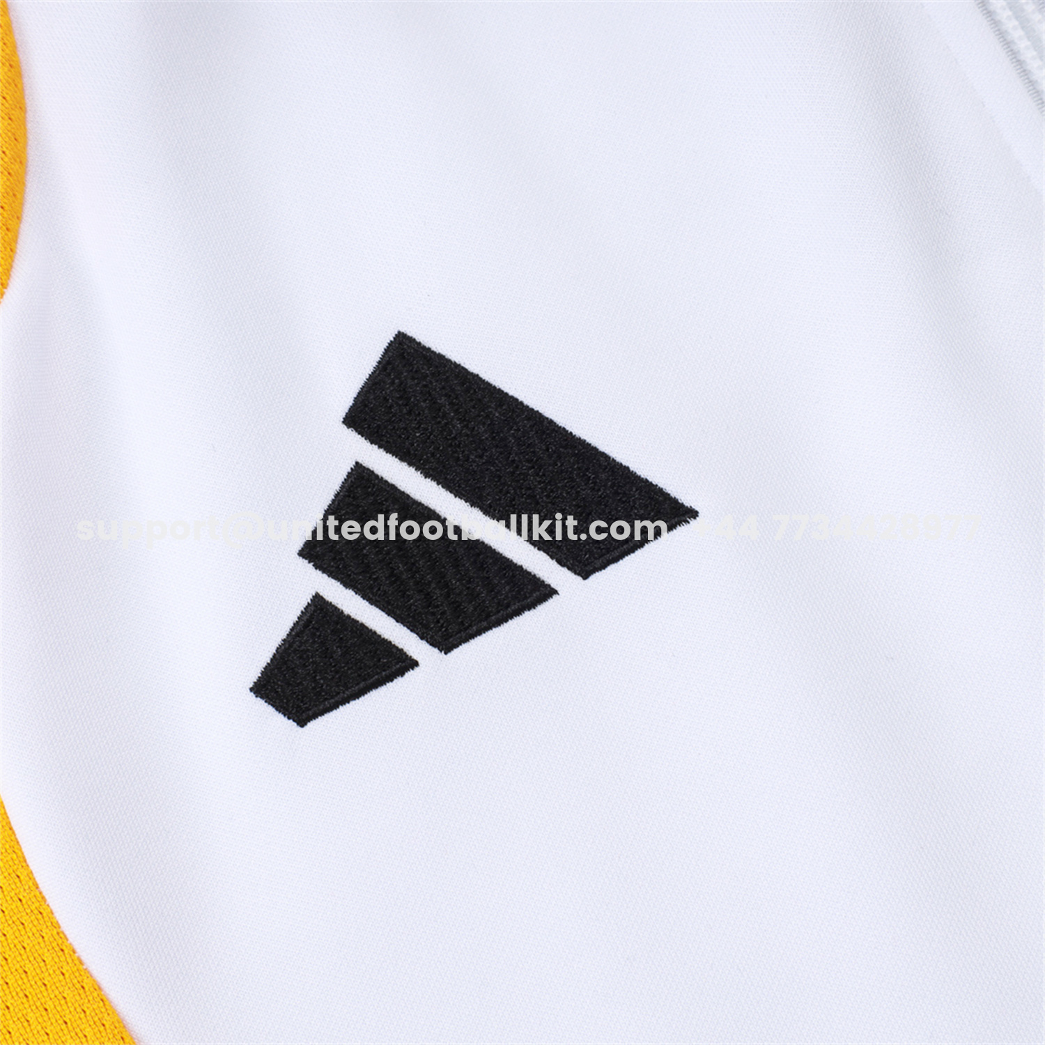 Unitedfootballkit.com | Germany 2026 Windbreaker Training Set - White Top and Black Pants -Customize Name, Number and Patch | Worldwide Shipping