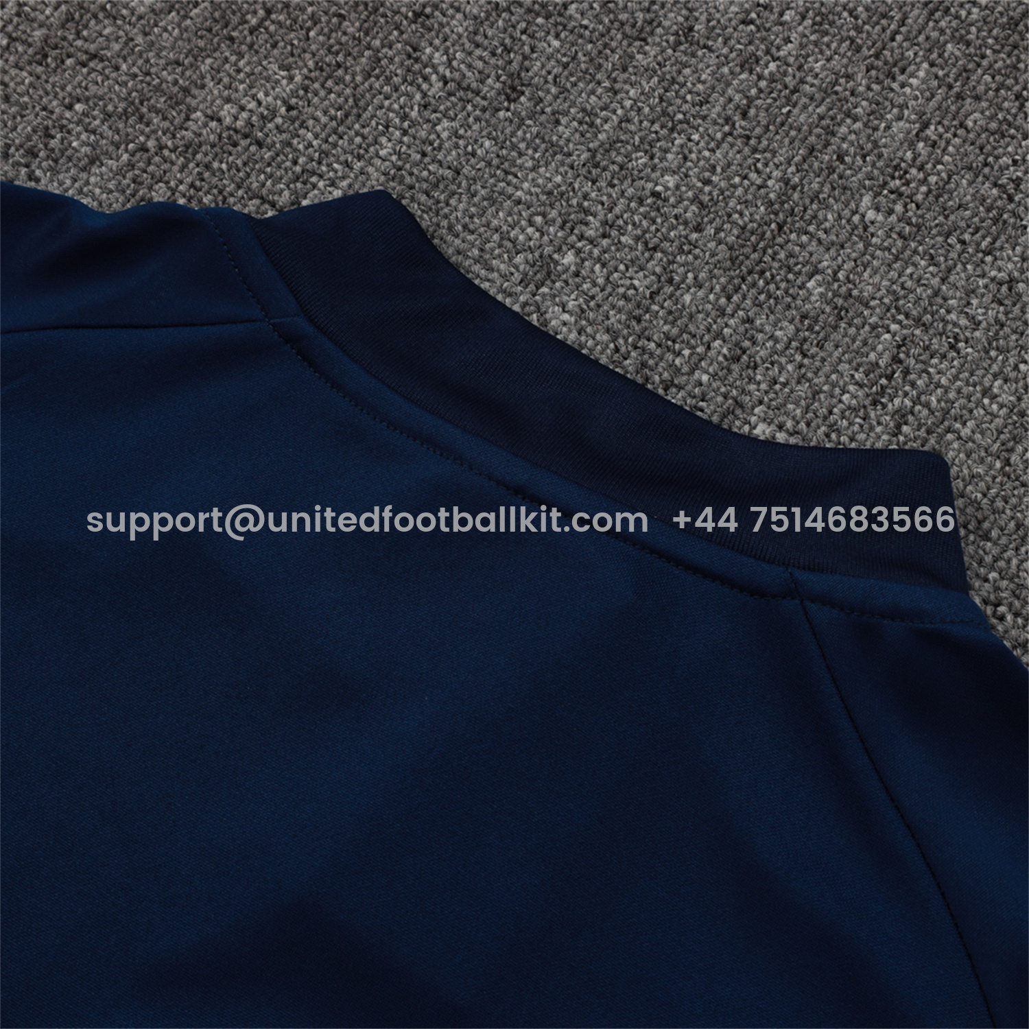 Unitedfootballkit.com | Arsenal 25-26 Long Sleeve Training Set - Deep Blue -Customize Name, Number and Patch | Worldwide Shipping