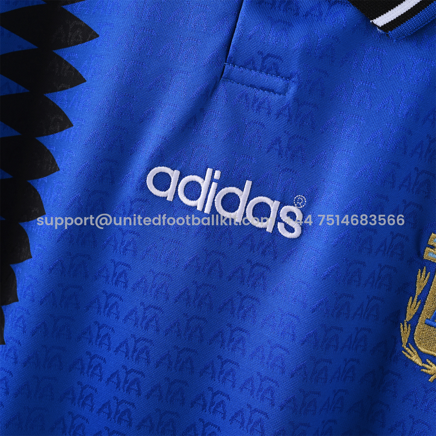 Unitedfootballkit.com | Retro Argentina 1994 Away Stadium Jersey -Customize Name, Number and Patch | Worldwide Shipping