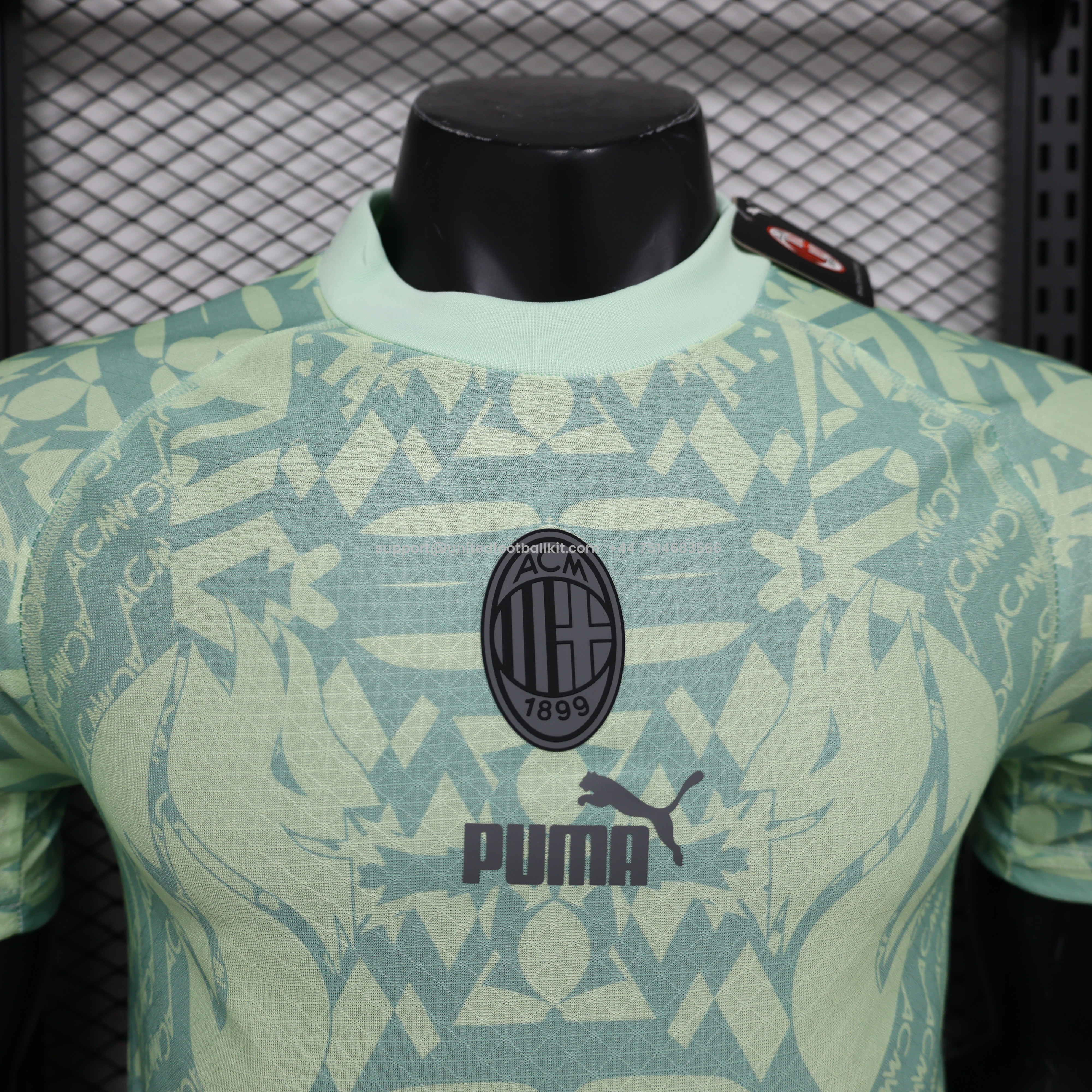 Unitedfootballkit.com | AC Milan 24-25 ftblSTATEMENT Retro Jersey - Player Version -Customize Name, Number and Patch | Worldwide Shipping