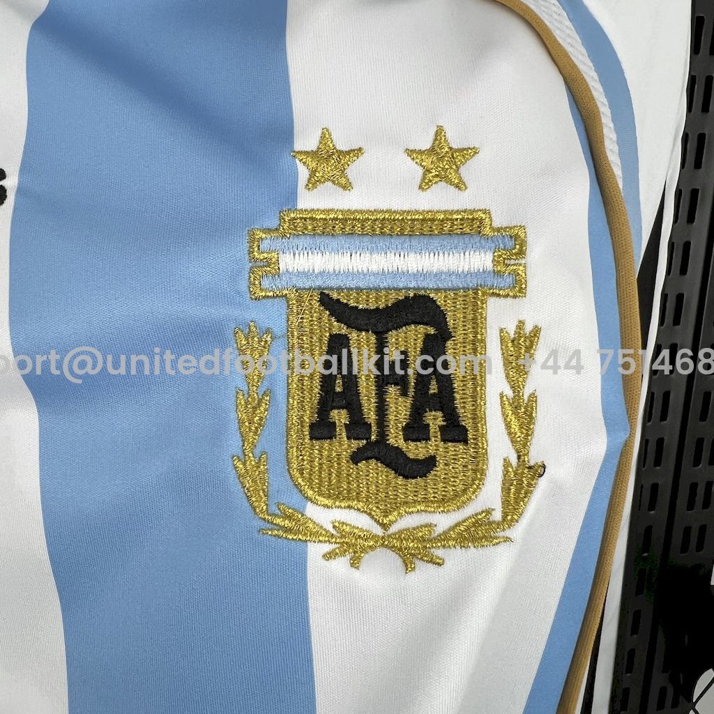 Unitedfootballkit.com | Retro Argentina 2006 Home Long Sleeves Jersey -Customize Name, Number and Patch | Worldwide Shipping