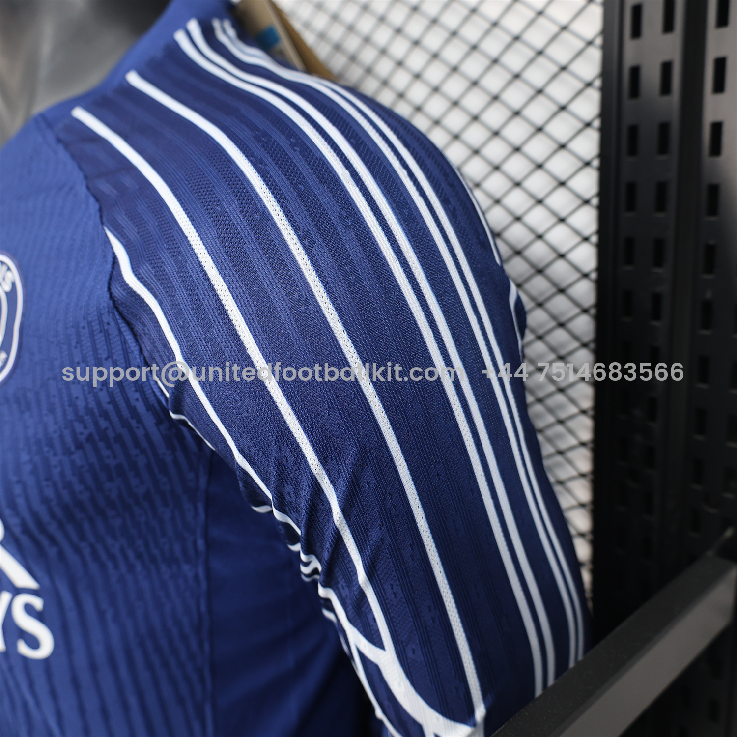 Unitedfootballkit.com | Paris Saint-Germain PSG 24-25 Fourth Long Sleeves Jersey - Player Version -Customize Name, Number and Patch | Worldwide Shipping